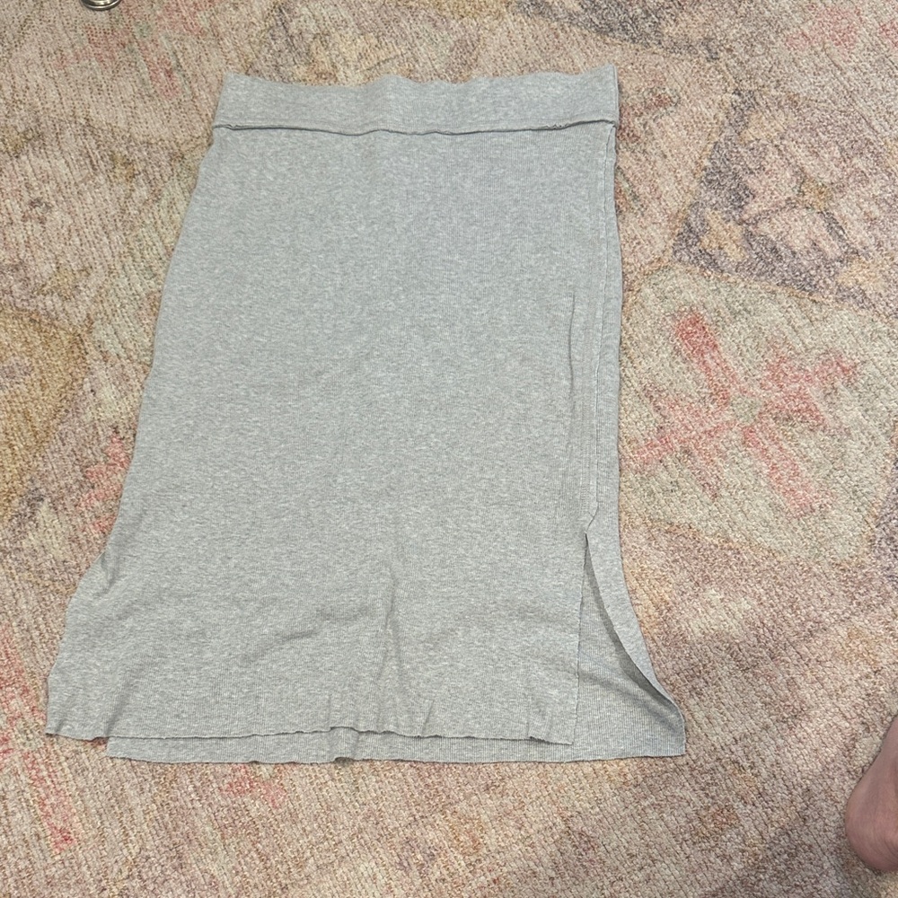 Splendid Light Gray Midi Skirt
